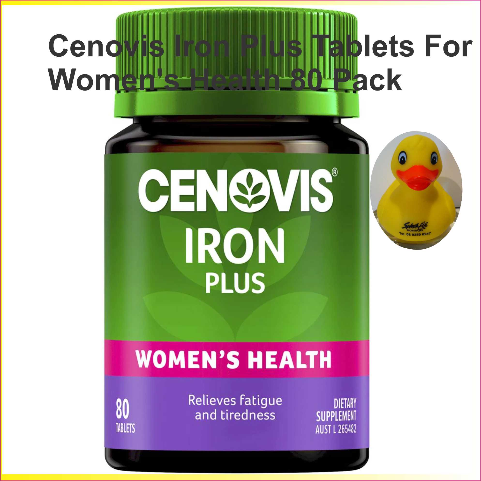 澳洲 Cenovis Iron Plus Tablets For Women’s Health 80 Pack | 澳洲代购直邮